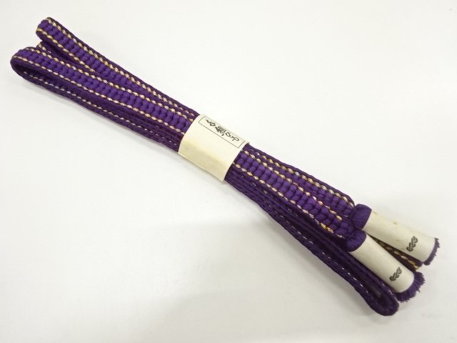 JAPANESE KIMONO / UNUSED HANDTIED OBIJIME CORD 